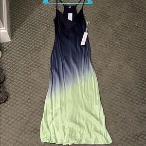 YFB Elegant Ombre Maxi Dress Size XS NWT